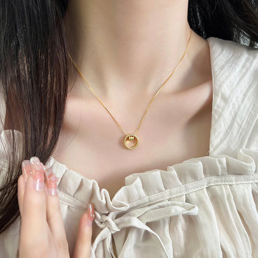 Waist Flower Circle Necklace