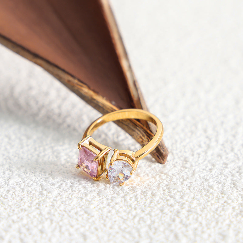 Dual Gem Open Rings