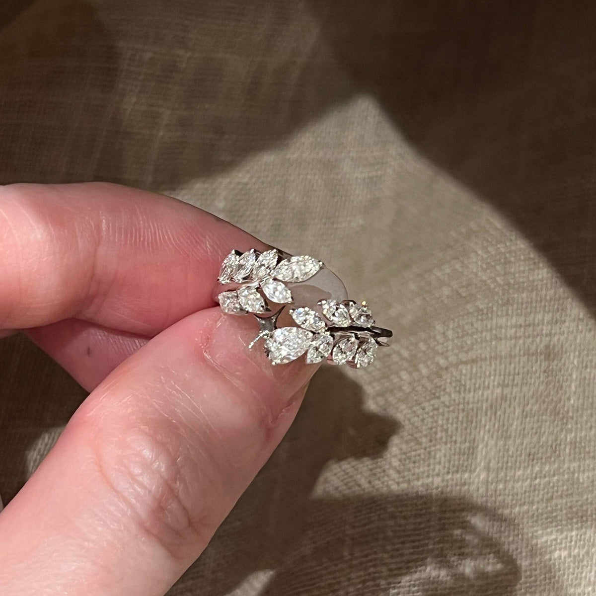 Ornate Leaf Ring