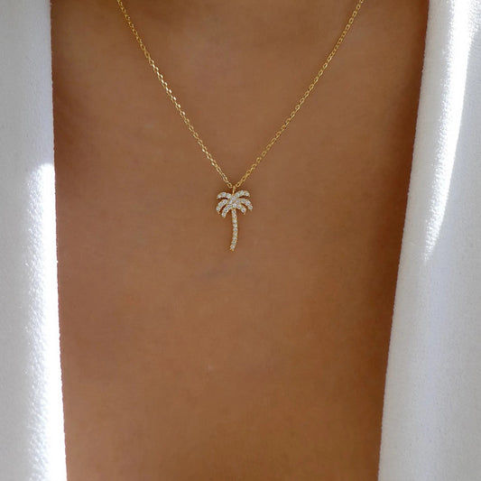Sunny Palm Pendant