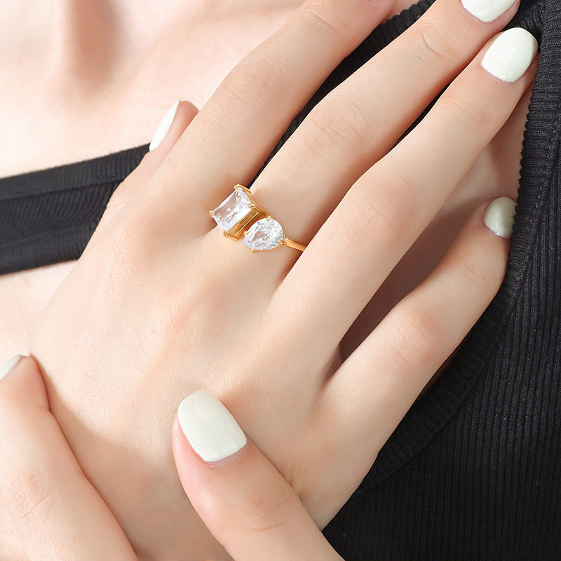 Dual Gem Open Rings