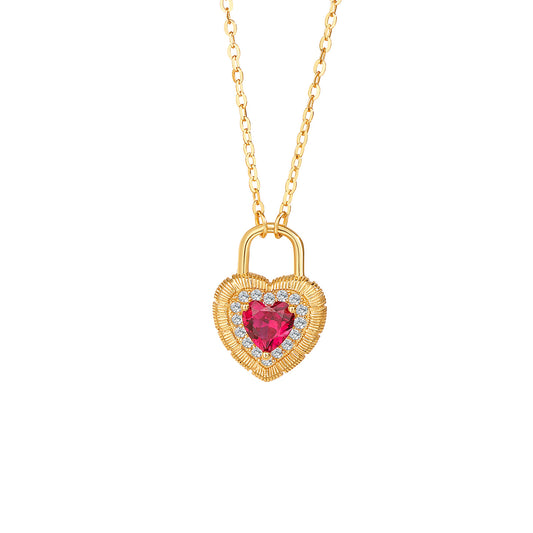 Crimson Heart Necklace