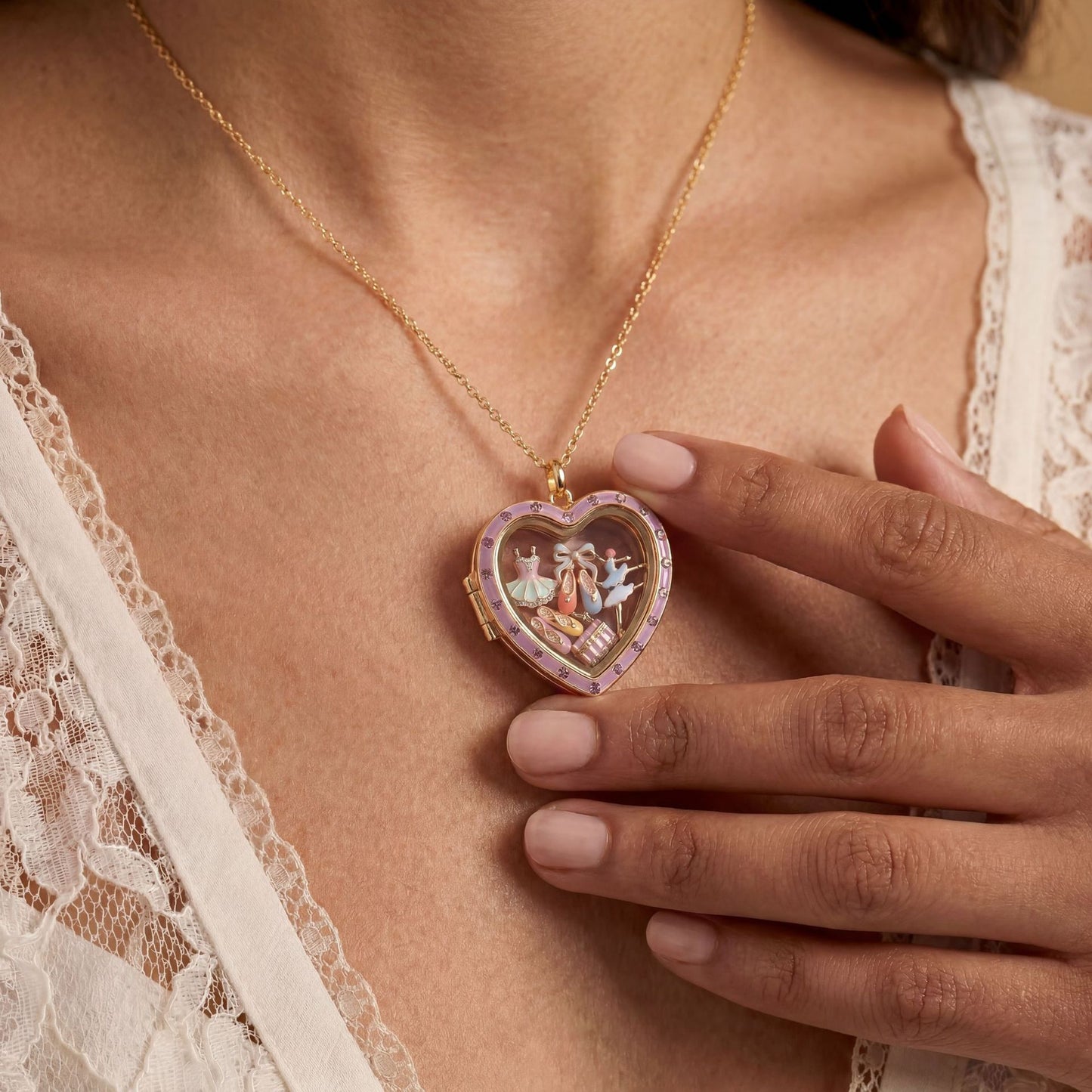 Dancing Heart Locket