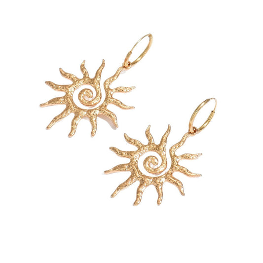 Sunburst Spiral Hoops