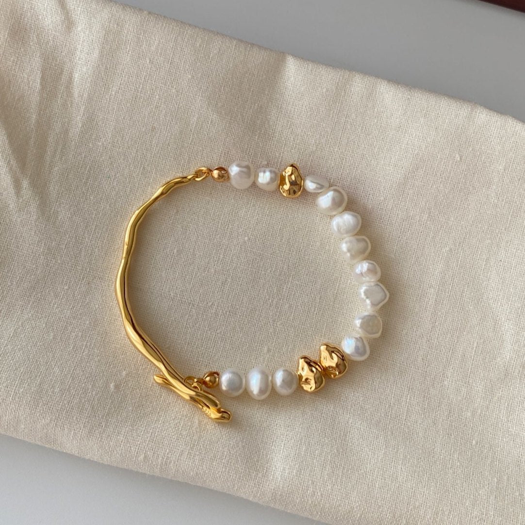 Baroque Pearl Bangle