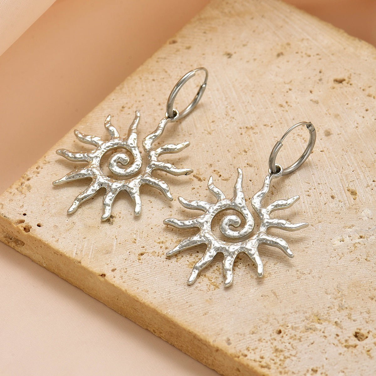Sunburst Spiral Hoops