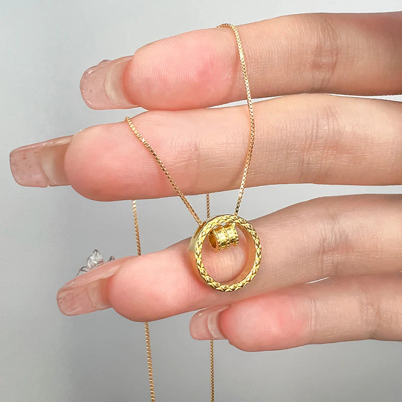 Waist Flower Circle Necklace