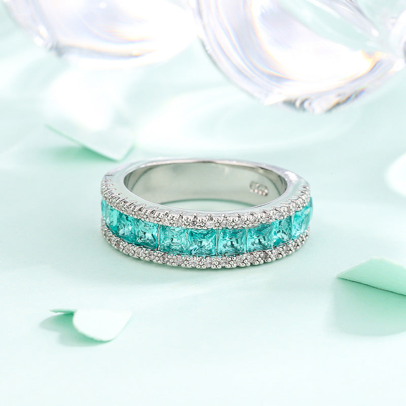 Mint Sparkle Ring