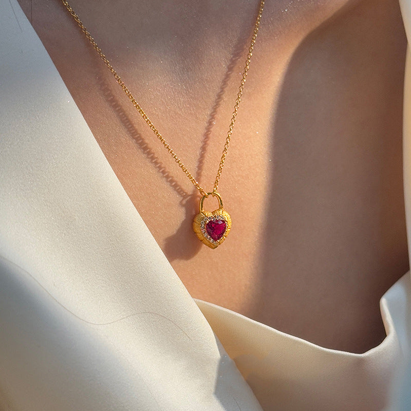 Crimson Heart Necklace