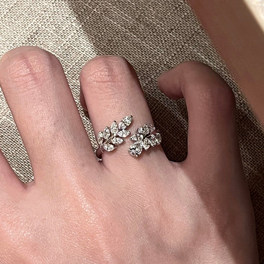 Ornate Leaf Ring