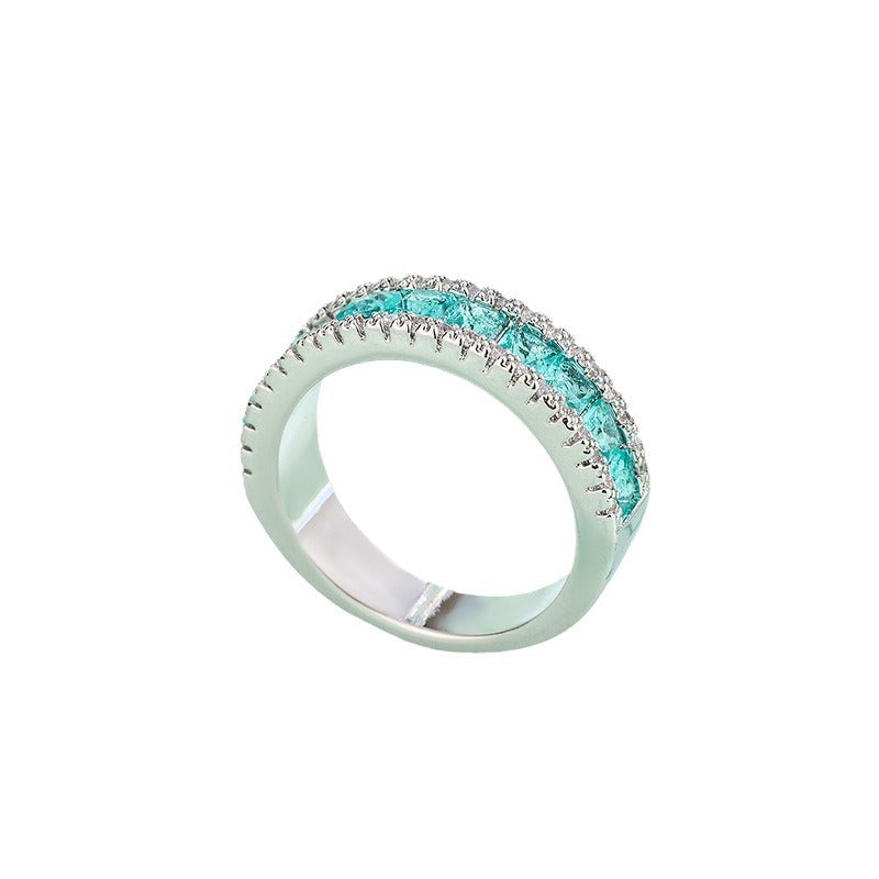 Mint Sparkle Ring