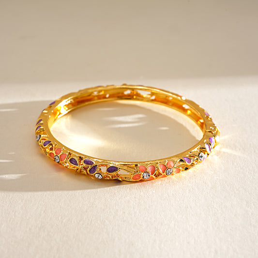 Gold Filigree Bangle