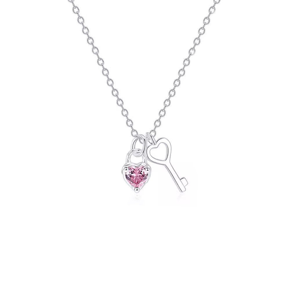 Sweet Love Lock Key Necklace