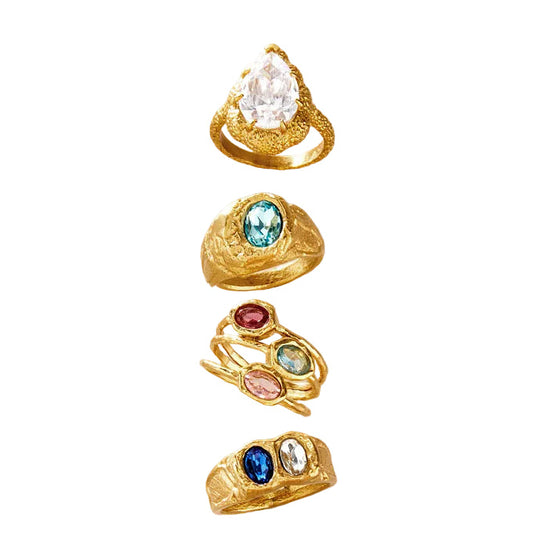 Artisanal Gem Ring Sets
