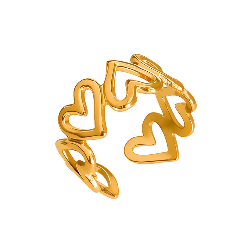 Gold Heart Ring