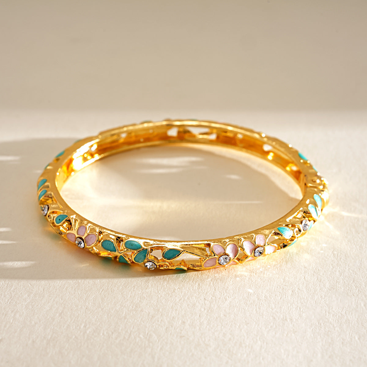 Gold Filigree Bangle