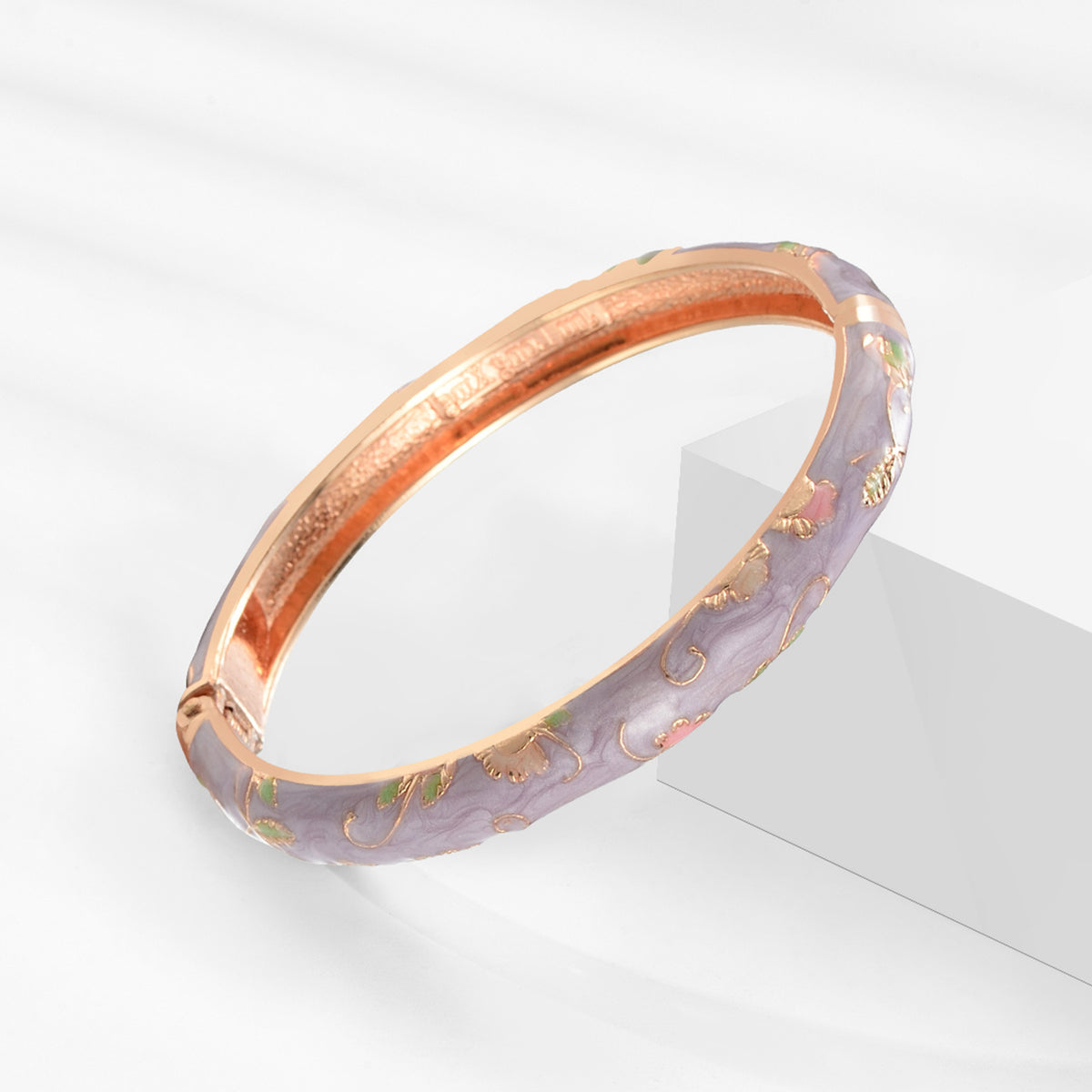 Lavender Petal Bangle