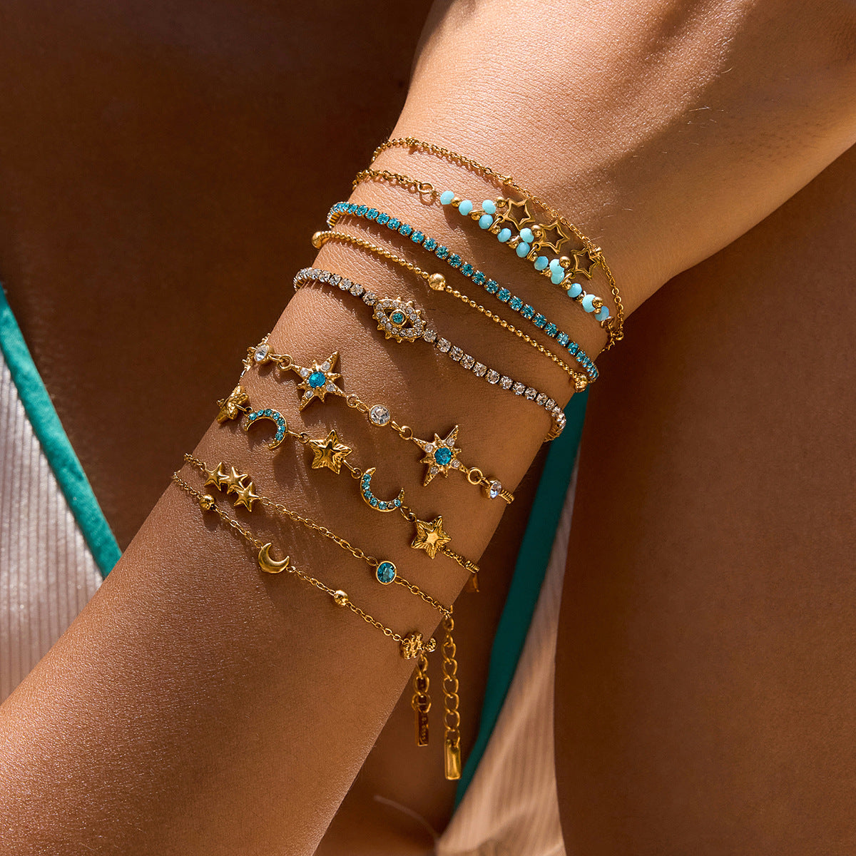 Double Layer Star Bracelet