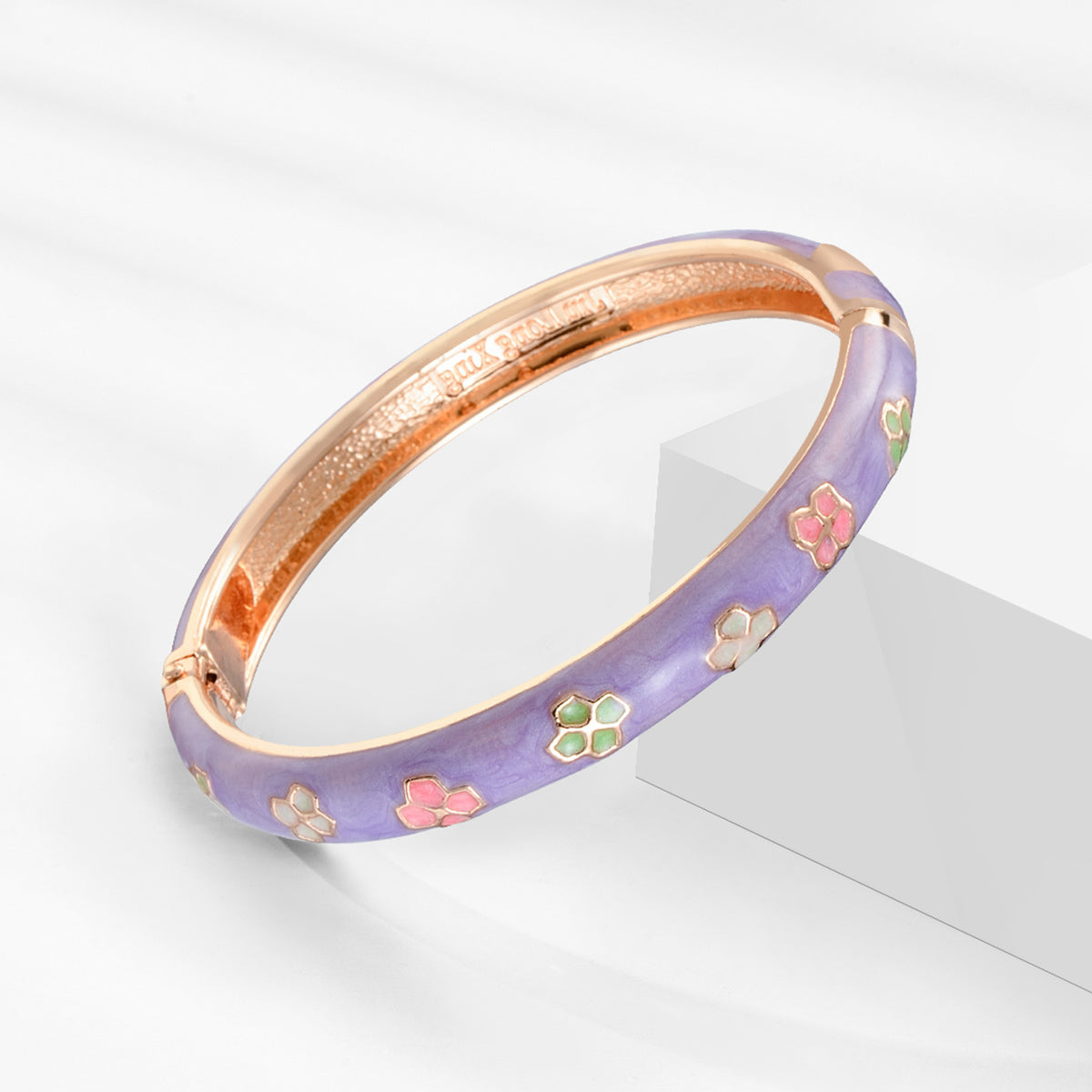 Lavender Petal Bangle