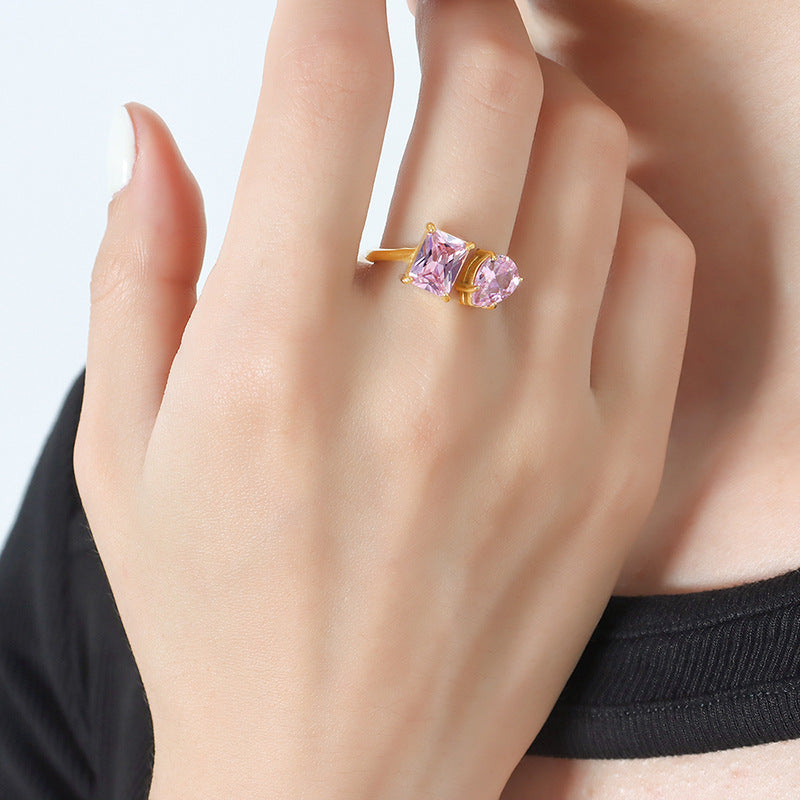Dual Gem Open Rings