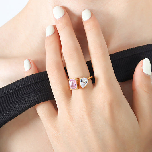 Dual Gem Open Rings