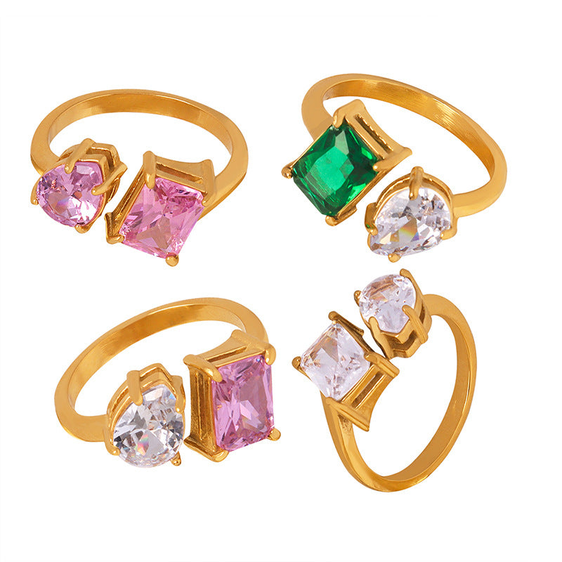 Dual Gem Open Rings
