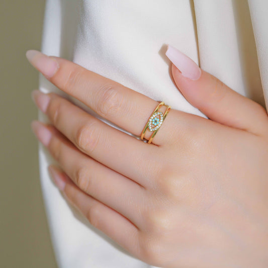 Evil Eye Guard Ring