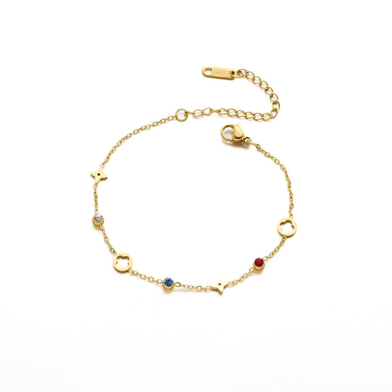 Color Beads Clove Bracelet