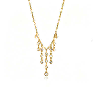 Shimmering Tassel Necklace