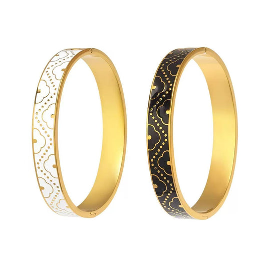 Cloud Enamel Bangle