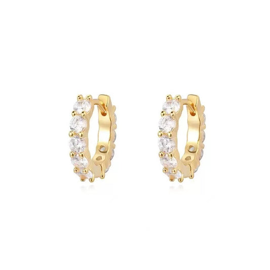 Crystal Hoop Earrings