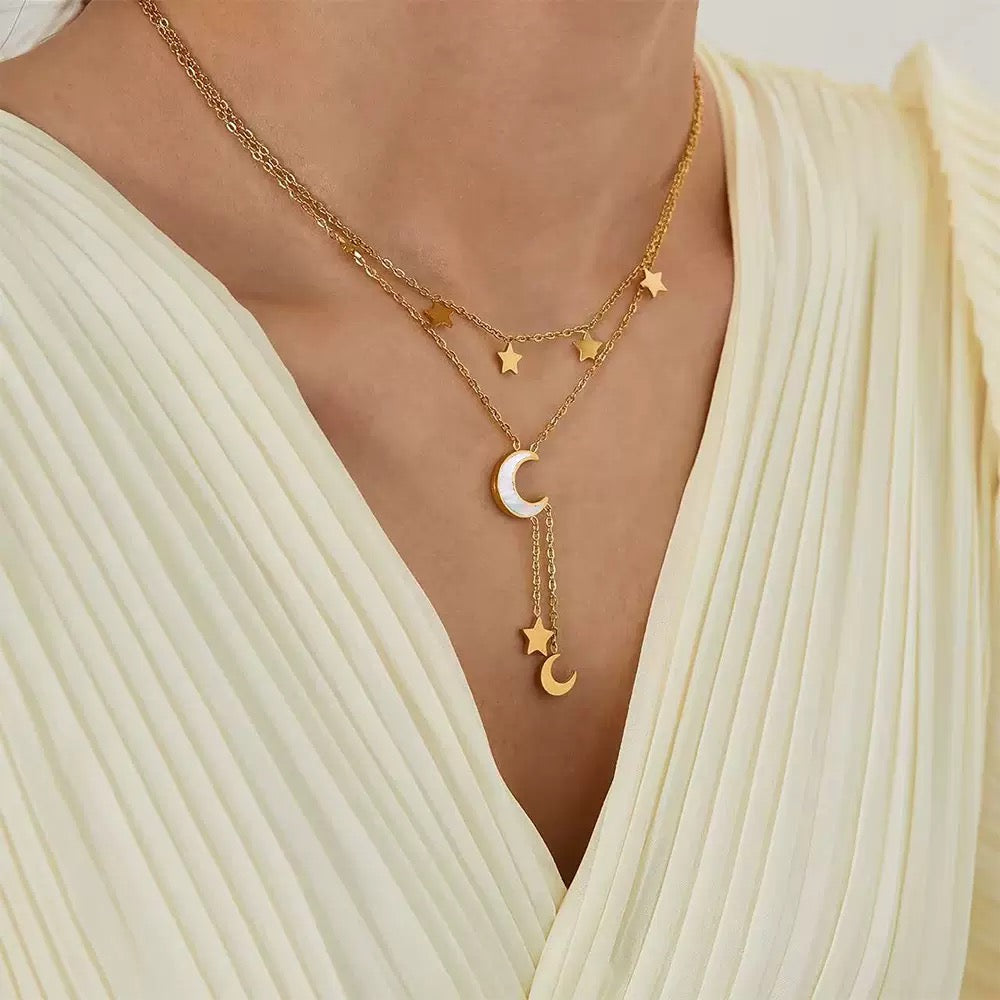 Starry Lariat Necklace