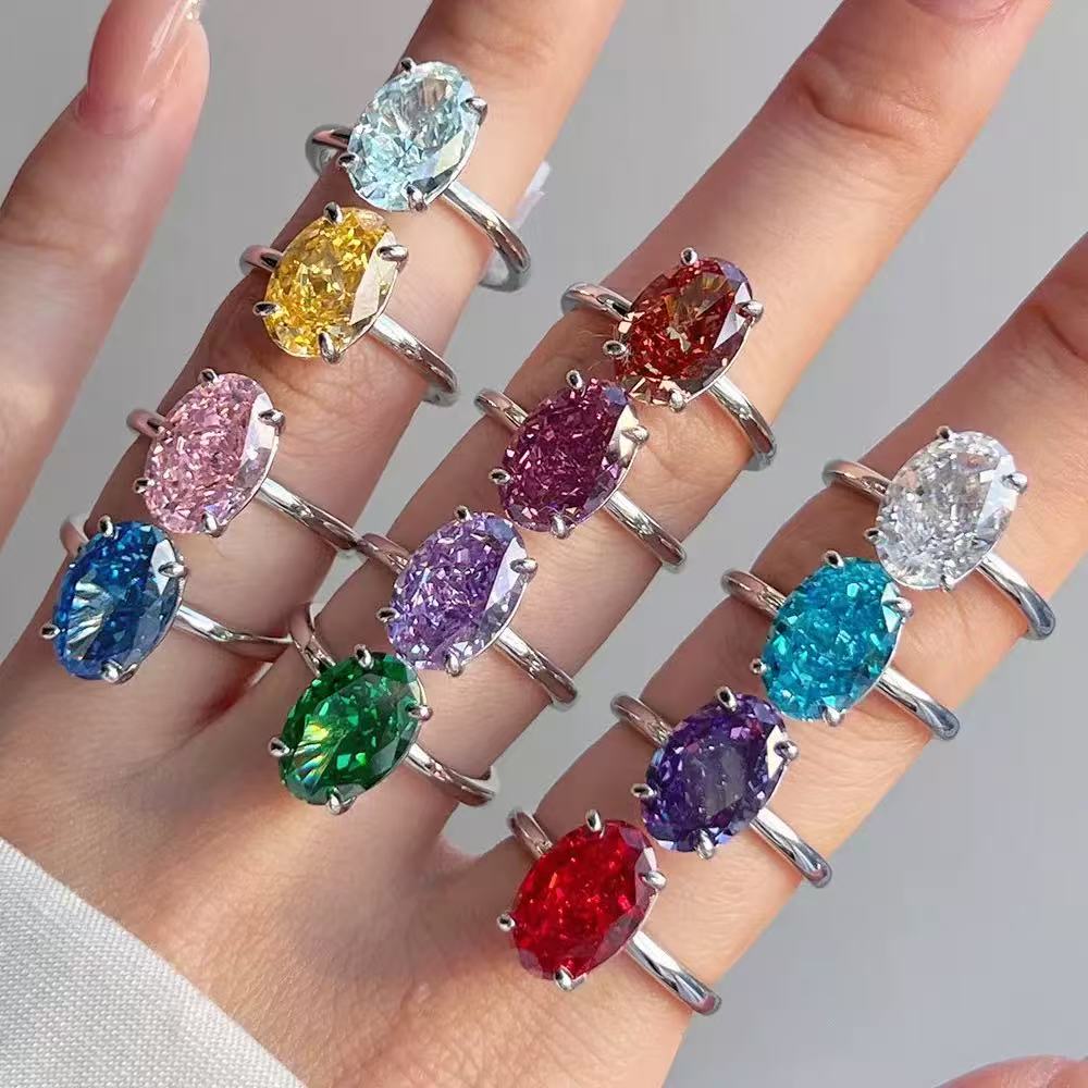3.5 Carat Ice Cut Zircon Ring
