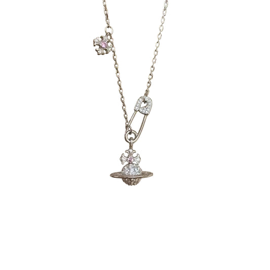 Irises Saturn Necklace
