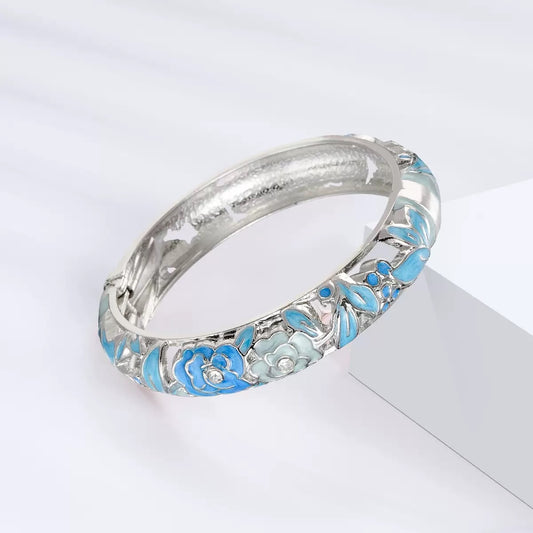 Azure Bloom Bangle