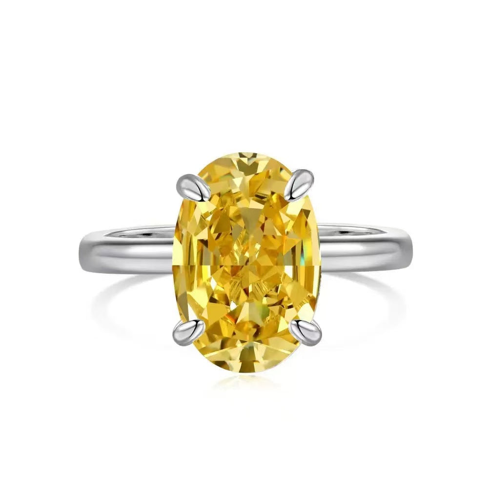3.5 Carat Ice Cut Zircon Ring