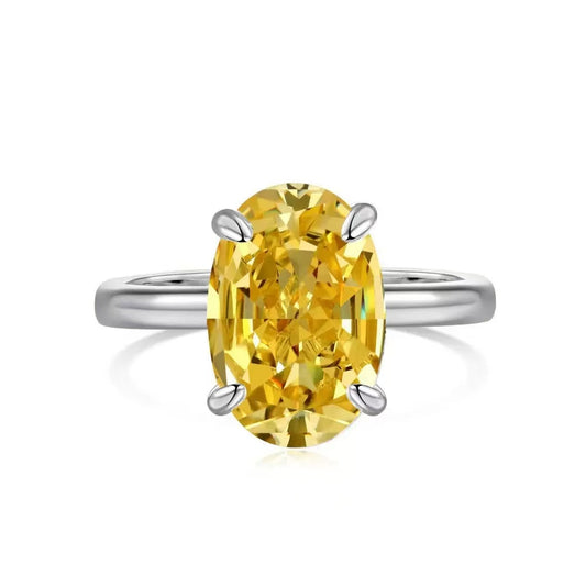 3.5 Carat Ice Cut Zircon Ring
