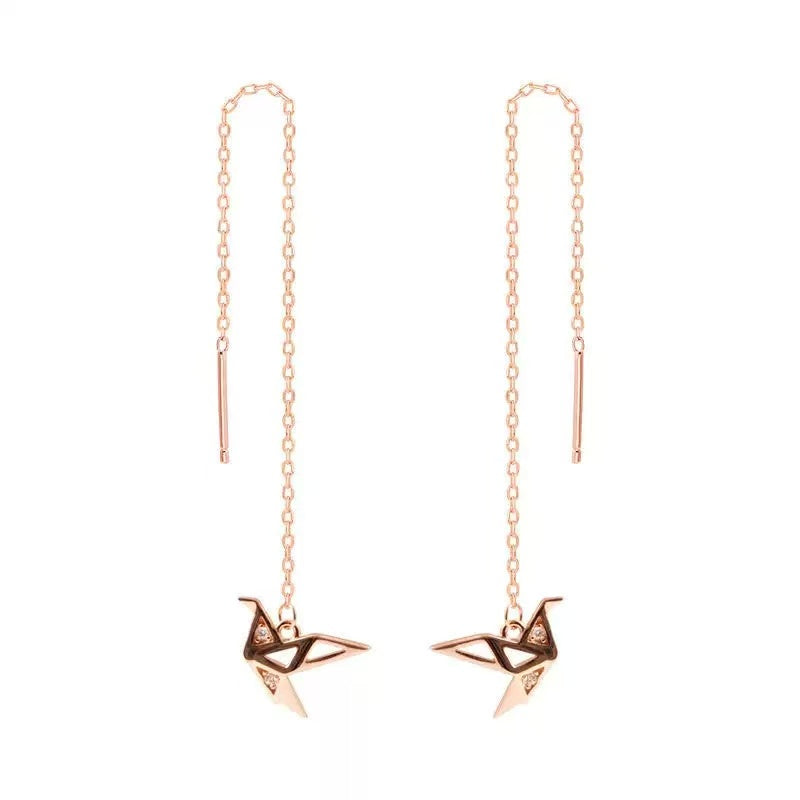 Origami Threader Earrings