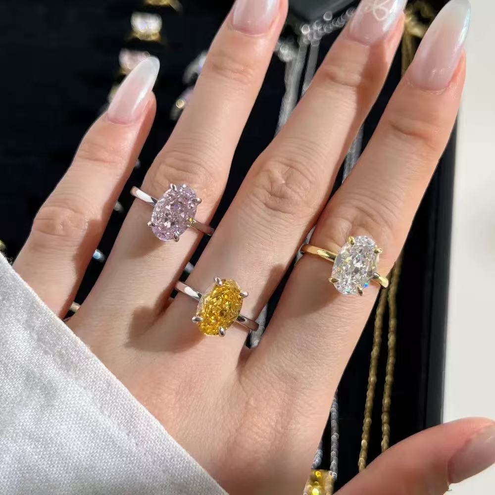 3.5 Carat Ice Cut Zircon Ring