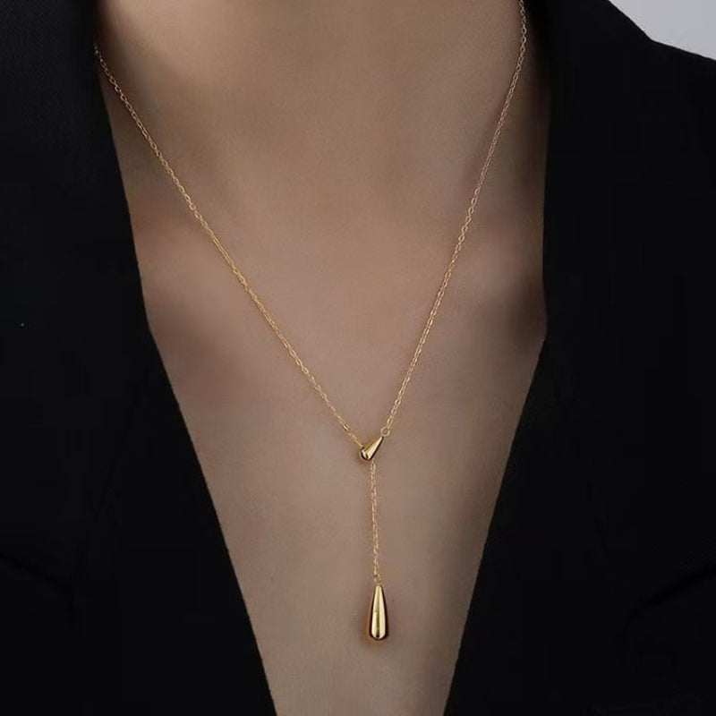 18k Gold Plated Minimalist Necklace