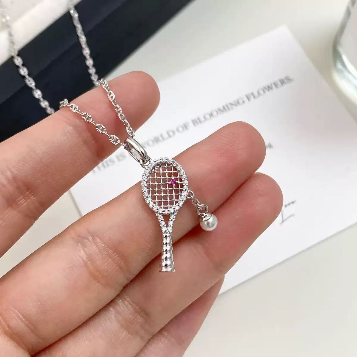 Cute Tennis Ball Necklace