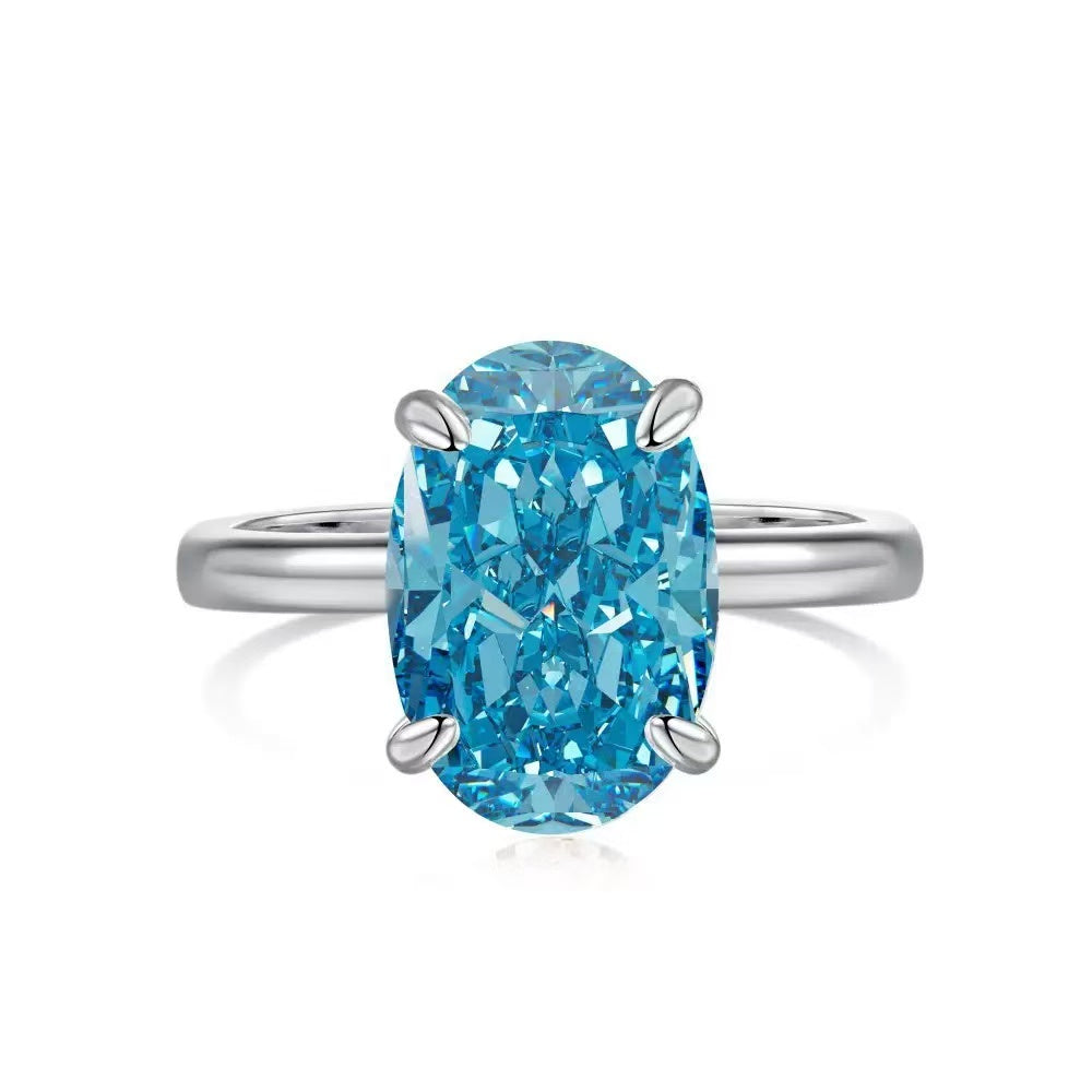 3.5 Carat Ice Cut Zircon Ring