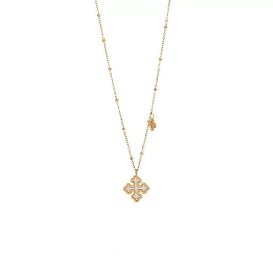 Cross Enamel Necklace