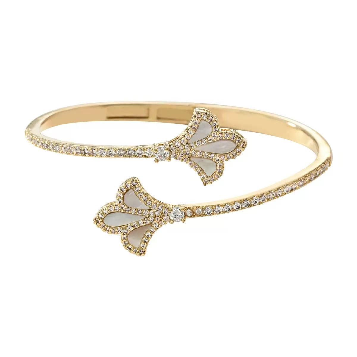 Ginkgo Shell  Bangle