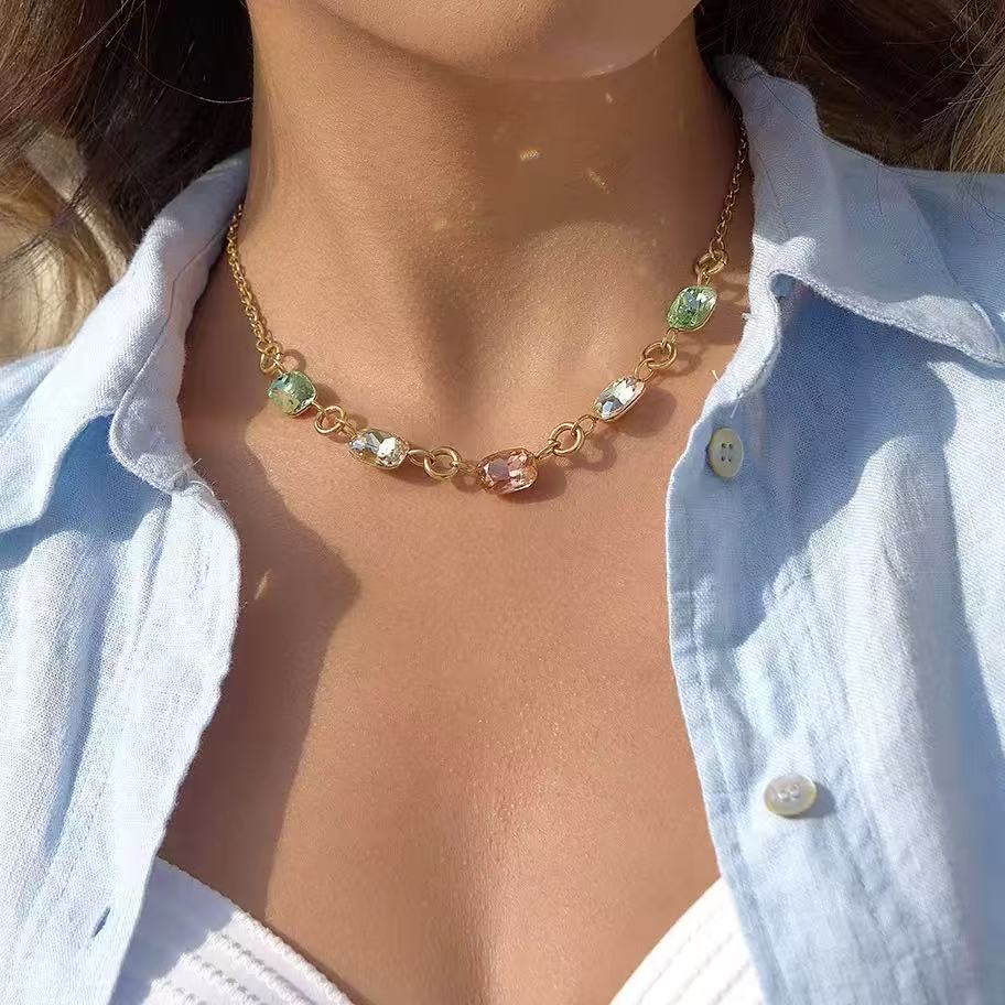 Colorful Gem Necklace