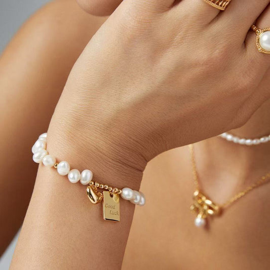 Peal Heart Bracelet