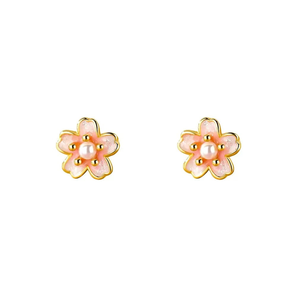 Sakura Flower Earrings