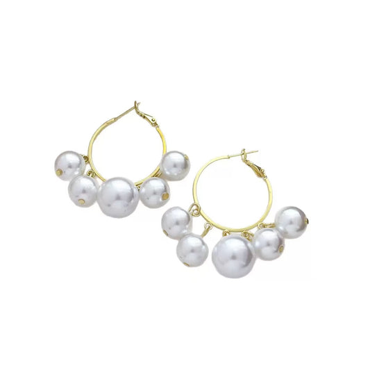 Peal Circle Earrings