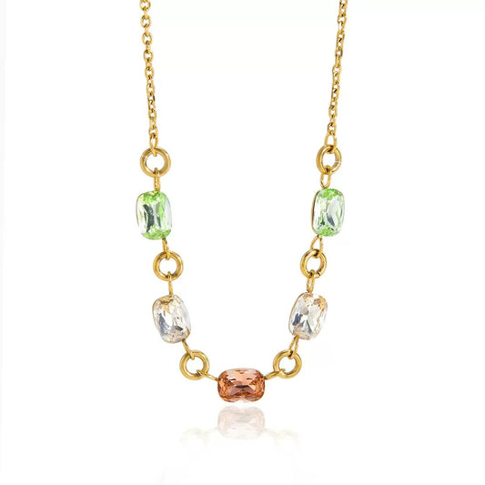 Colorful Gem Necklace