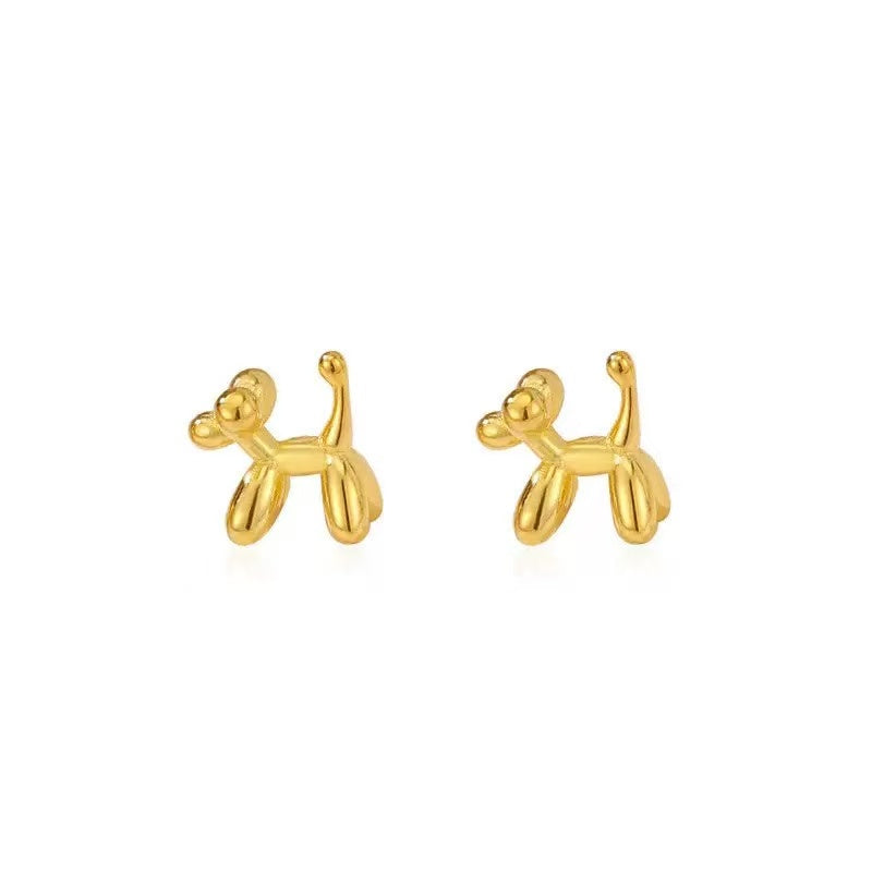 Balloon Dog Stud Earrings